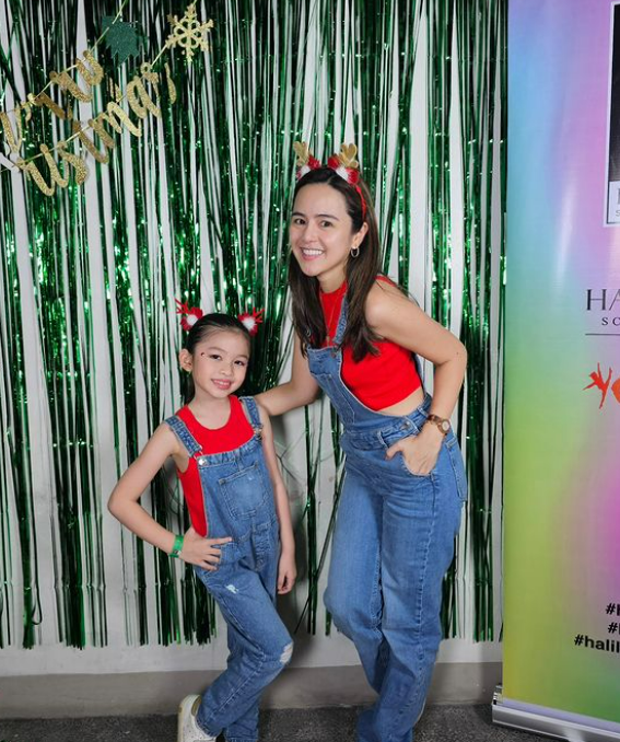 Tricia Roman with daughter Wednesday 